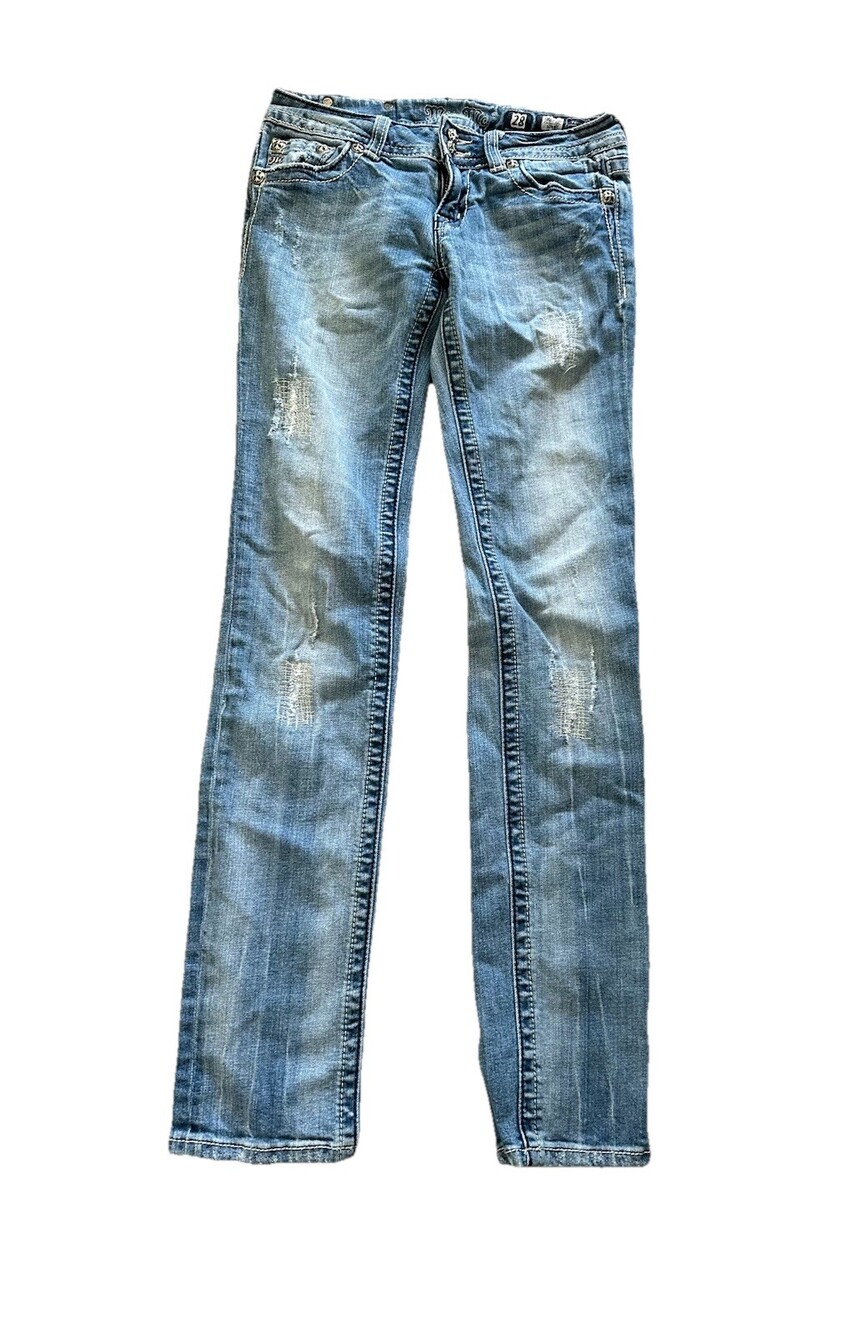 Miss Me Women's Skinny Jeans, 28 Embellished, Color Vtg,